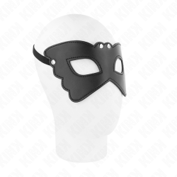 Kink - Masque En Cuirette Forme Papillon 20 X 9 Cm
